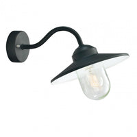 Karlstad Outdoor Wall Light in Black, Copper, Galvanized Steel or White
