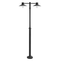 Lund Post Light 2Lt in Black or Galvanised (H1700-2300mm x W850mm)
