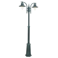 Como Post Light 2Lt in Black or White