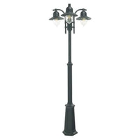 Como Post Light 3Lt in Black or White