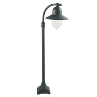 Como Post Light Square Base in Black or White