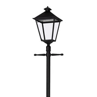London Big LED Post Light 19.6w 3000k/4000k in Black or White