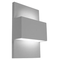 Geneve Outdoor Up/Down LED Wall Light 8w in Aluminium/Graphite/White