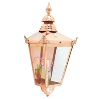 Chelsea Outdoor Flush Wall Light in Copper