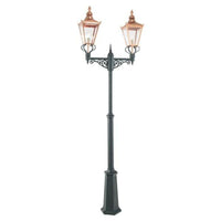 Chelsea Post Light 2Lt in Copper and Black