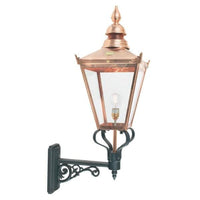 Chelsea Upward Outdoor Wall Light Large in Copper