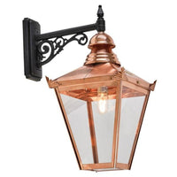 Chelsea Downward Outdoor Wall Light Large in Copper