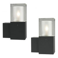 Arendal Mini Outdoor Wall Light in Black or Graphite