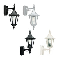 Rimini Upward/Downward Outdoor Wall Light in Black or White
