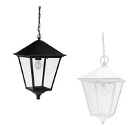 London Chain Pendant Light in Black or White (Small or Large)