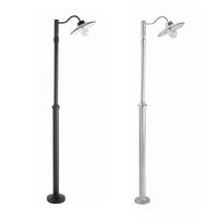 Karlstad Post Light 9w in Black or Galvanized Steel