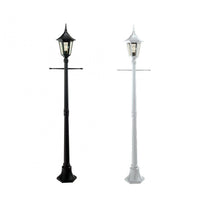 Milano Post Light in Black or White