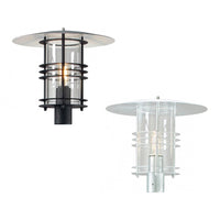Stockholm Big Post Top in Black or Galvanized Steel
