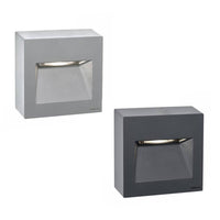 Namsos LED Step Light 4w 3000k in Aluminium or Graphite