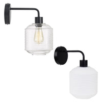 Marconi Indoor Wall Light in Clear or Opal Matt Glass