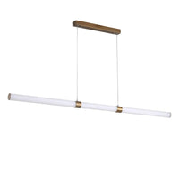 Maxwell LED Pendant Light 1500mm in Bronze or Satin Brass