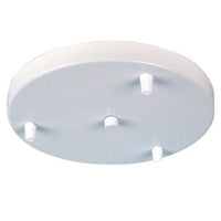 Parti Pan Accessories-Pendant Canopy 3Lt in Black, White, Brushed Chrome, Brown