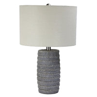 Strata Table Lamp in Grey
