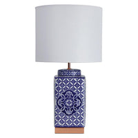 Xian Table Lamp in White and Blue