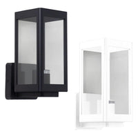 Portico Outdoor Wall Light in Black or White