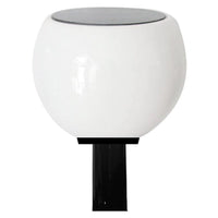 Poly-Carb Post Top (Retro Fit) in Opal/Black Solar Lighting Direct