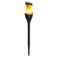 4 Pack of Dancing Flame Solar LED Spike Light