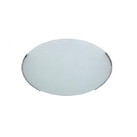 Half Edge Trim Ceiling Light 2Lt E27 in White/Chrome Superlux Lighting - CL2003-2