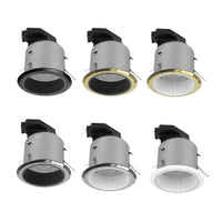 Reflector LED Downlight 100w Black, Gold, Satin Chrome, White SD125 Superlux Lighting