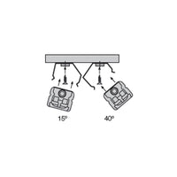 Dual Series Angle Mount Brackets Superlux Lighting - DUAL-4015CLIP
