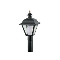 Polypropylene Outdoor Post Top E27 in Black Superlux Lighting - F7171L-BL