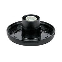 Fitter for Column/Wall Top Mount E27 in Black Superlux Lighting - FB4000
