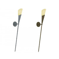 Gothic Torch Light E14 in Satin Chrome or Bronze Superlux Lighting - R6430-1B