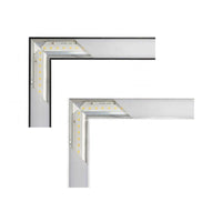 Corner Mini LED Striplight Plug Together System in Black/White Superlux Lighting - NLM103512