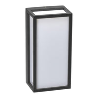 Shoji LED Wall Light in Anthracite Charcoal