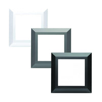 Accessories - Square Plain Cover Charcoal/Silver/White Superlux Lighting - LK1441