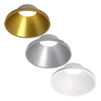Acc - Reflector for Surface Mount Downlight in Gold, Silver or White