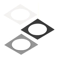 Square Trim Accessory For SD125, SD125L and SD125F in White/Black/Silver Superlux Lighting - SD-TRIM