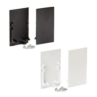End Caps For Mini Striplight Range in Black/White Superlux Lighting - NLM103509
