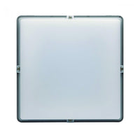 POLO LED Bulkhead Polycarbonate Body 13.5W Silver/Grey Superlux Lighting - LK2240