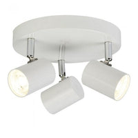 Sullivan Pan LED Spot Light 3Lt 12w in White