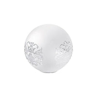 Accessories - Acid Glass Scroll Pattern Globe in White Superlux Lighting - Q022