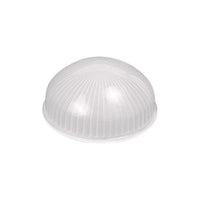 Oval Bulkhead and Bollard Shade Small in White Superlux Lighting - QJ1050