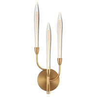 Archer Indoor LED Wall Light 3Lt 9w Antique Gold