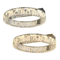 Rias 50 Close to Ceiling Light in Chrome or Gold