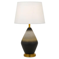Debi Table Lamp in Grey and White