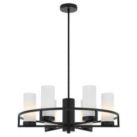 Eamon Pendant Light 6Lt in Black or Brass