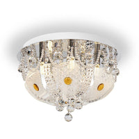 Elanza Close to Ceiling Light 400mm in Frosted Glass