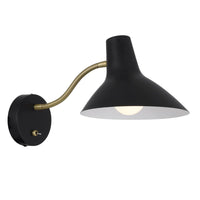 Farbon Short Indoor Wall Light in Black or White