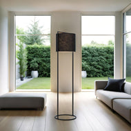 Loftus Floor Lamp in Rust or Black