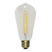 2w LED E27 ST64 Pear Globe Warm White 3000k GL F.PILT.2-CL83